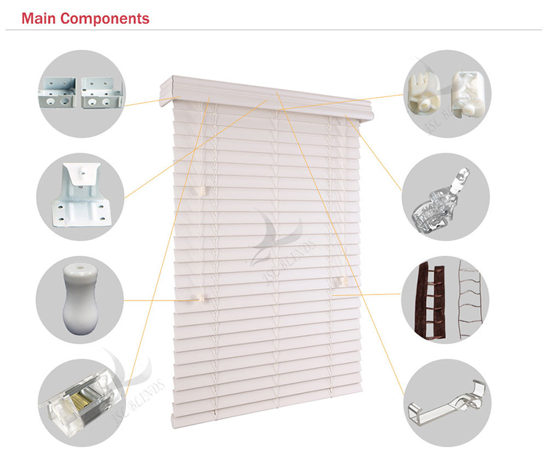 compoent faux wood blind