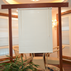 Persianas venecianas de aluminio blanco de 25 mm