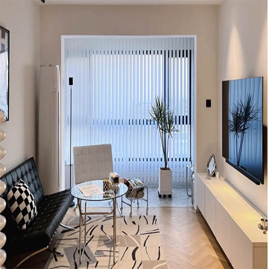 Cortinas de piso a techo cálidas y románticas